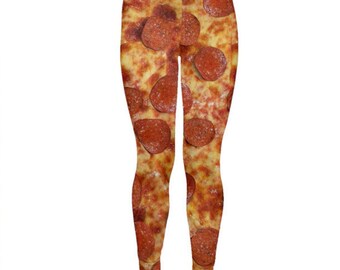 Pepperoni Pizza Leggings