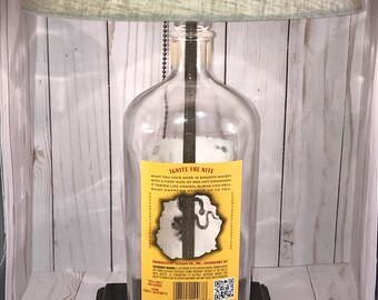 Fire Whiskey Bottle Lamp