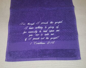 SALE....New! Embroidered Hand towel