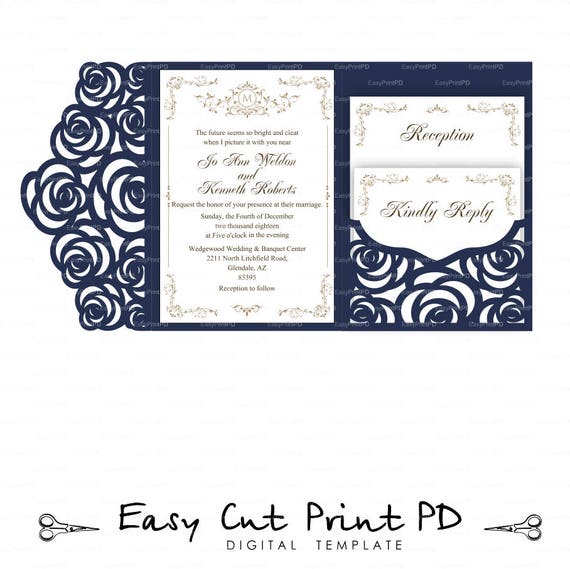 Free Free 313 Tri Fold Free Laser Cut Wedding Invitation Svg SVG PNG EPS DXF File