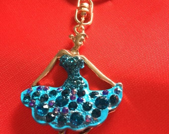 Beautiful Ballet Dancer Key Ring. REDUCED
