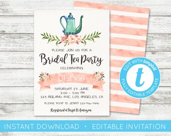 party invitation with photo
