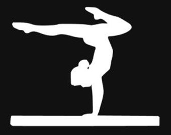 Gymnastic car decal