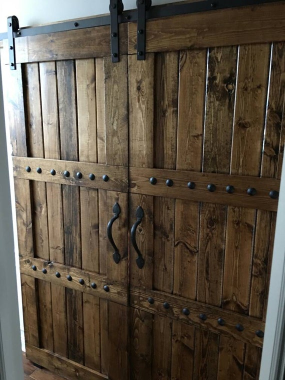 Interior Double Barn Door Package Double Doors Sliding