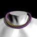 Bead Crochet rope pattern necklace or bracelet "Colorful zigzag", Bead Necklace Pattern, Crochet Rope Pattern, PDF Instant Download Pattern