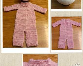 Newborn romper set: "Calla".