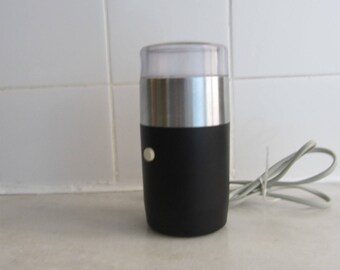 REINHOLD WEISS - Iconic Braun KSM11 model - Black & silver electric Coffee Grinder - Made in West Germany - 1960s