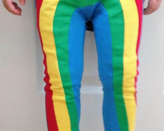 Rainbow Leggings, Rainbow Pants, Childrens Leggings, Unisex Leggings, organic leggings, kids clothes,