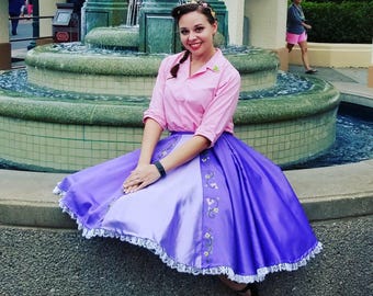 Tangled Inspired Circle Skirt
