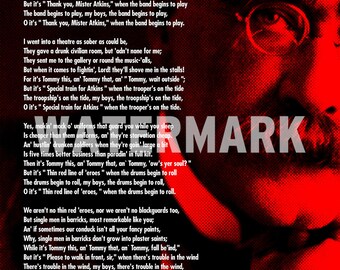 Rudyard Kipling If poem poster Wimbledon 1260 x 1810