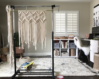 Macrame Patterns/Macrame Pattern/ Macrame Wall Hanging Pattern/Wall Hanging/Modern Macrame/Pattern/DIY/Craft/Name: Four of Diamonds