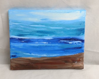 8 x 10 Abstract Beach Landscape