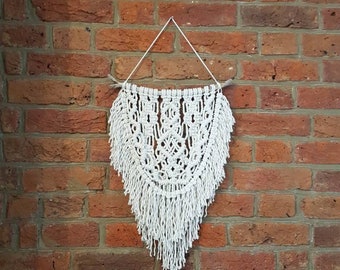 Macrame Wall Hanging on Driftwood