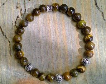 Men's bracelet Tigers eye