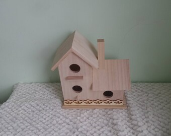 Unifinished bird house, Bird house, Wood bird house, DIY birdhouse, Paint your own bird house