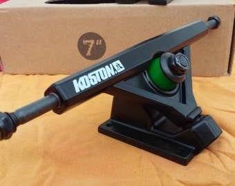 KOSTON Longboard Trucks - Skateboard Trucks 180mm. This is a Pair of Black Trucks.