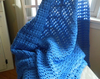 Crochet Lap Throw Blanket