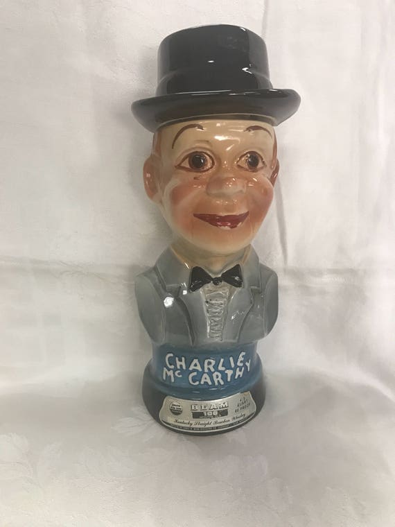 Charlie McCarthy decanter Jim Beam