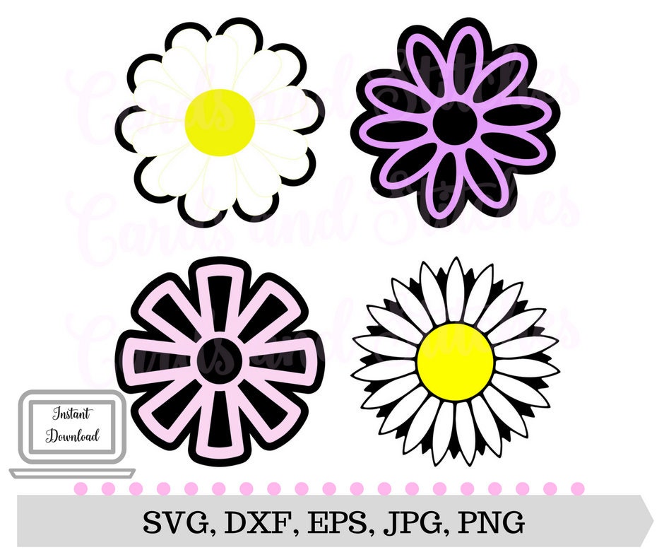 Flowers SVG Spring Flowers SVG Digital Cutting File