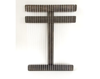 Large Wood Weaving Loom & Beginner Kit