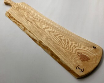 Large Charcuterie Board - Live Edge Cheese Board - Serving Platter - Ash Cutting Board - Rustic Cheese Board - Housewarming Gift