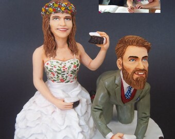 Custom Wedding cake topper