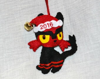 Litten Pokemon Ornament Or Keychain