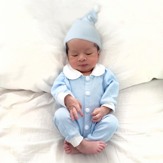  Newborn  Baby  Boy  Coming  Home  Outfit  Boys  Blue Take Home 