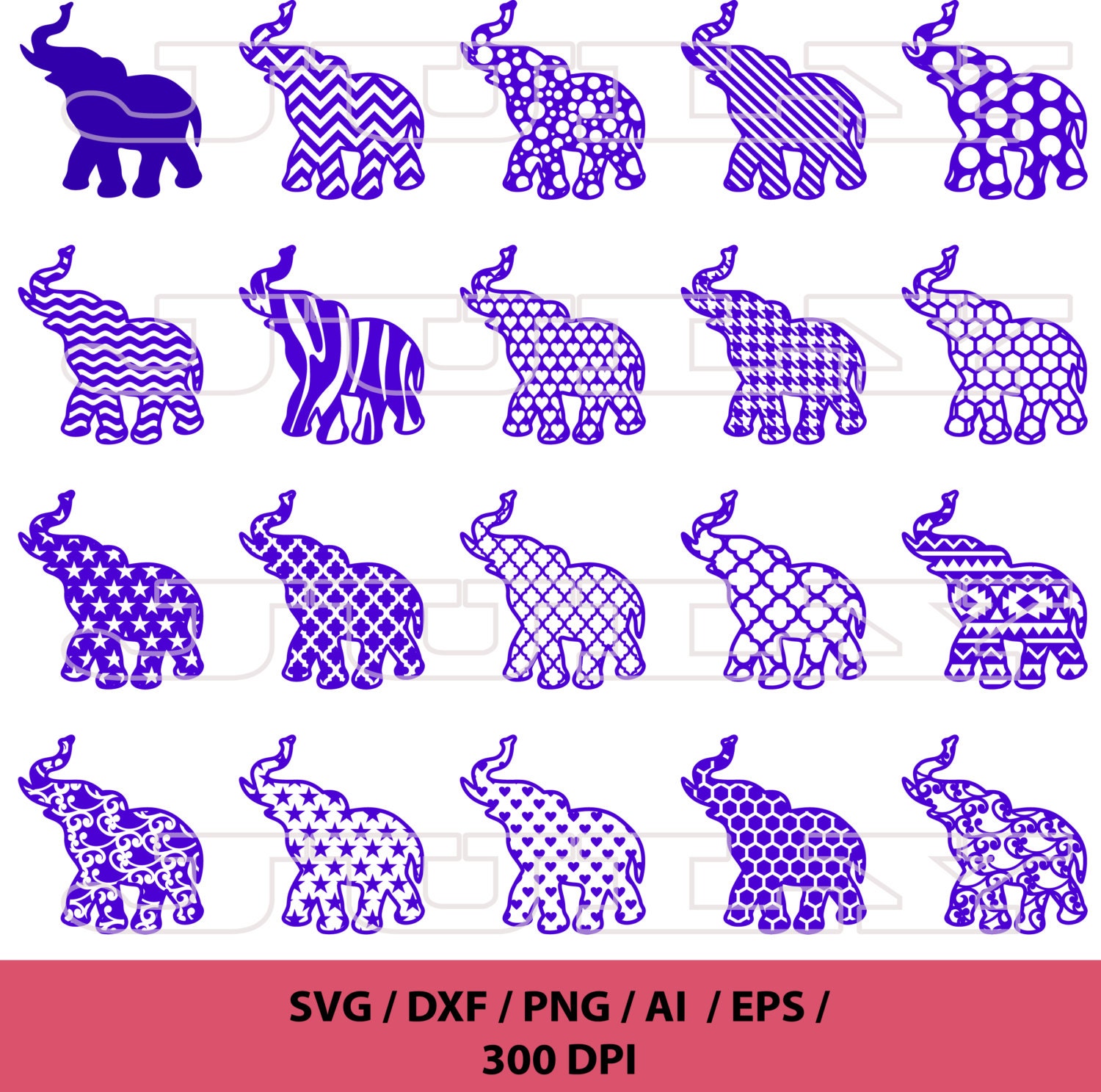 Download Elephant SVG Alabama SVG Elephant Pattern svg png eps