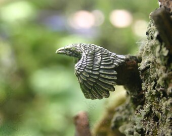 Corax Raven Ring - Silver