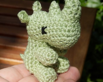 Small Crocheted Rhino