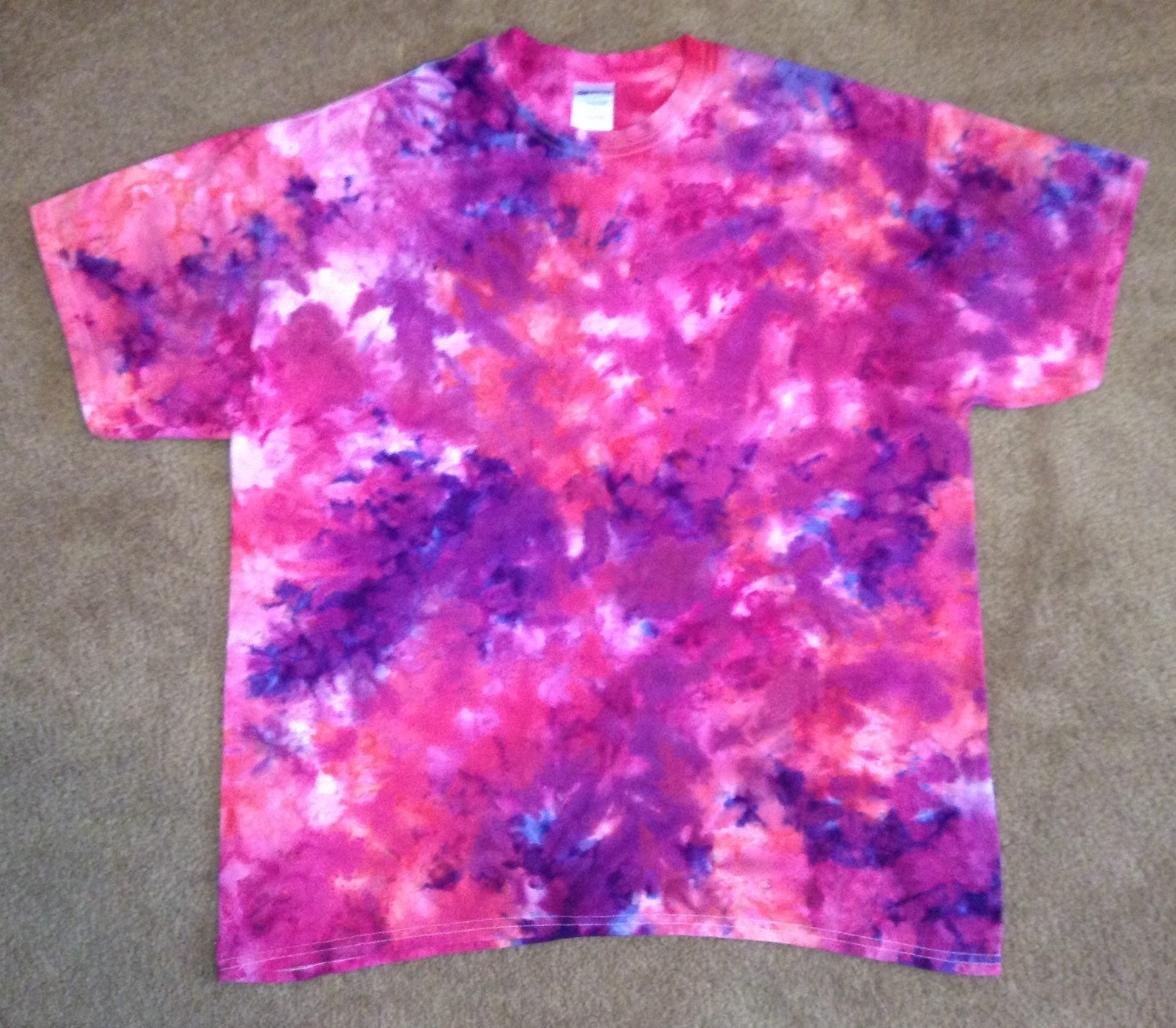 pink tie dye shirt diy