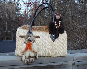 Vintage Purse,Upcycled Purse,Native American Purse,One of a Kind Purse