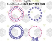 Download Items similar to Polka Dot Monogram SVG designs INSTANT ...