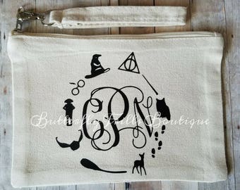 Harry Potter Symbols Inspired Makeup Bag