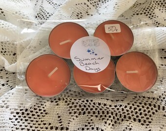 Hand Poured Soy Wax Scented Tea Lights