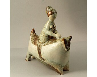 Joseph Simon, Soholm, Denmark. Sculpture of 'Europe'. Mid Century