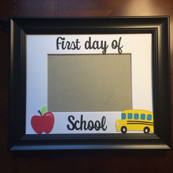 First day of school picture frame