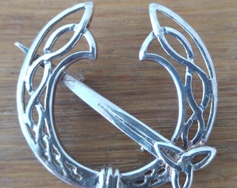 925 Silver Celtic Design Brooch