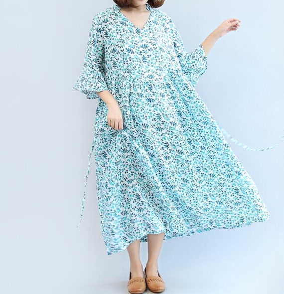 long blue sundresses