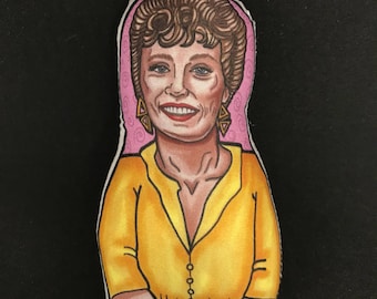 Blanche Devereaux Golden Girls Inspired Plush Doll or Ornament