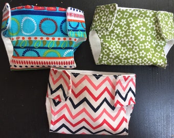 Cloth Diapers For Baby Doll - Set of 3 - Pretend Play