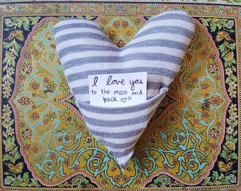 Heart Pocket Pillow