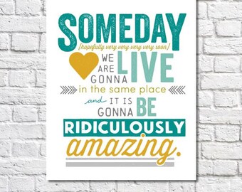 Long Distance Relationship Gift Long Distance Girlfriend Gift Long Distance Print Boyfriend Gift Long Distance Couple Art Anniversary Idea