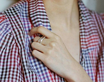 VERSUS sterling silver statement ring