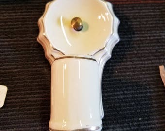 Vintage Porcelain Bathroom Sconce, wall sconce,