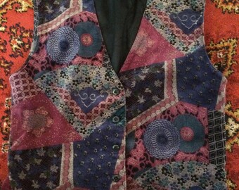 Vintage velvet waistcoat