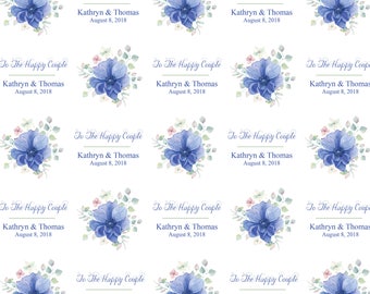 Personalized Forget Me Not Wrapping Paper