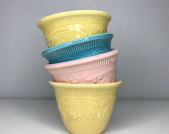 set of four Genuine Oven Serve Ware custard cups made in USA