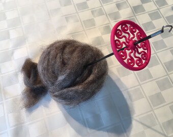 Medusa Lace Weight Drop Spindle (Fuchsia)